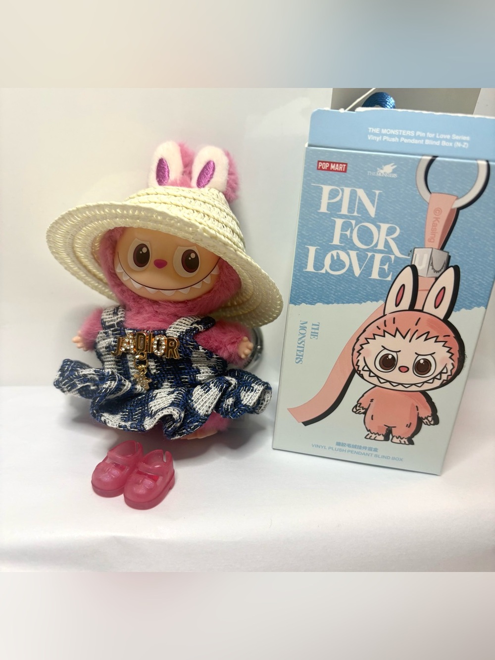 “Q” Pin for Love Mini Labubu w/ Full Fit!